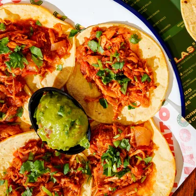 Tacos de Tinga de Pollo